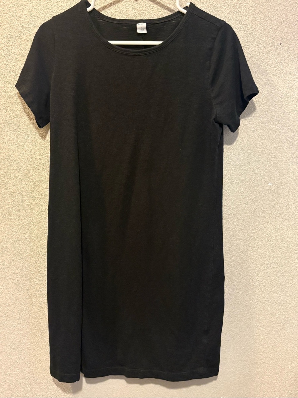 Old Navy Black Crewneck Tee Dress | Size M